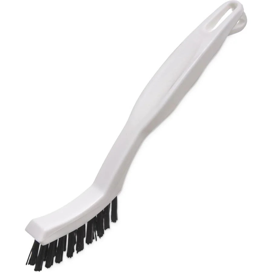 Carlisle FloPac® Grout Brush with Black Nylon Bristle 8 in. White in
