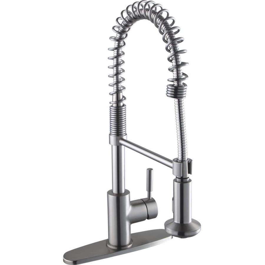 CMI Casmir Single Handle Spring Coil PullDown Kitchen Faucet in the