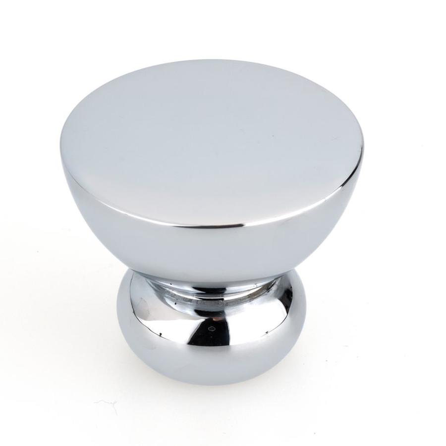 Richelieu 1.26in Chrome Round Contemporary Knob in the