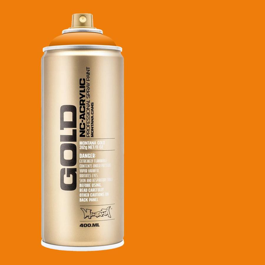 Montana Cans SemiFlat Shock Orange Light Spray Paint