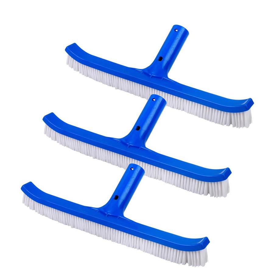 Smartclear Smartclear 18in Plastic Wall Brush Pack of 3 in the Pool