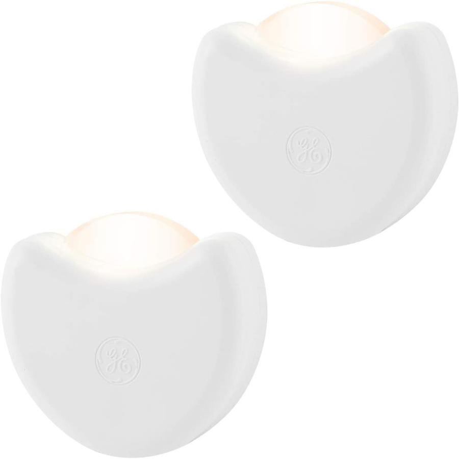 GE 2Pack White LED Night Light with Auto On/Off in the Night Lights