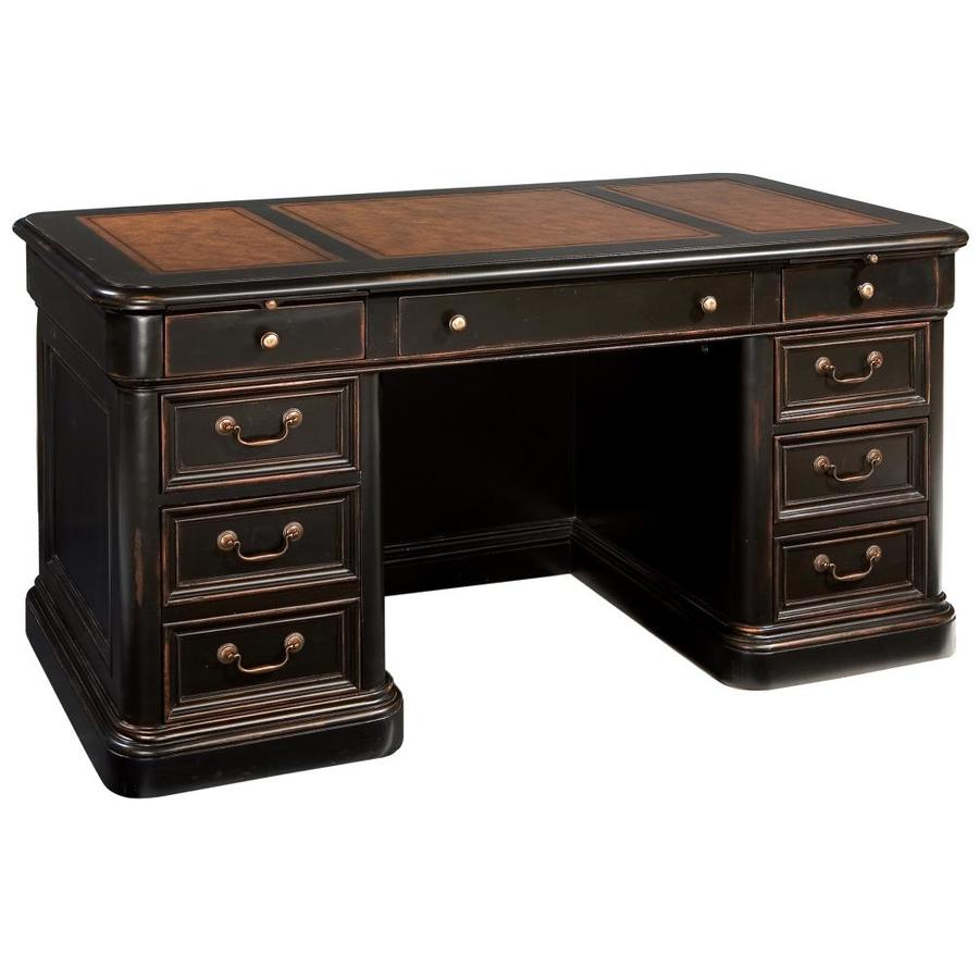 Hekman 60in Brown Modern/Contemporary Executive Desk in the Desks