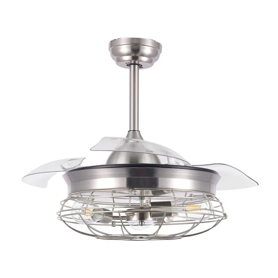 Bella Depot 42in Vintage Industrial Ceiling Fan with Retractable
