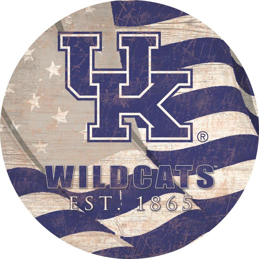 Fan Creations University of Kentucky Team Color Flag 12in Circle in the