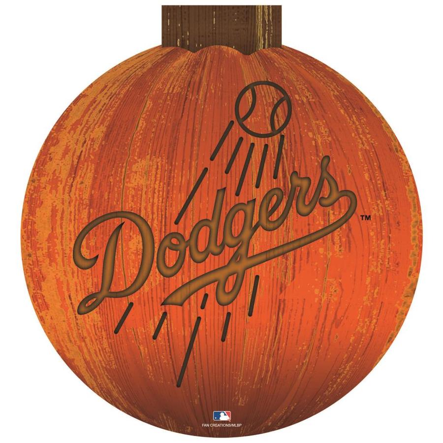Fan Creations Los Angeles Dodgers 12 in. Halloween Pumpkin Sign in the