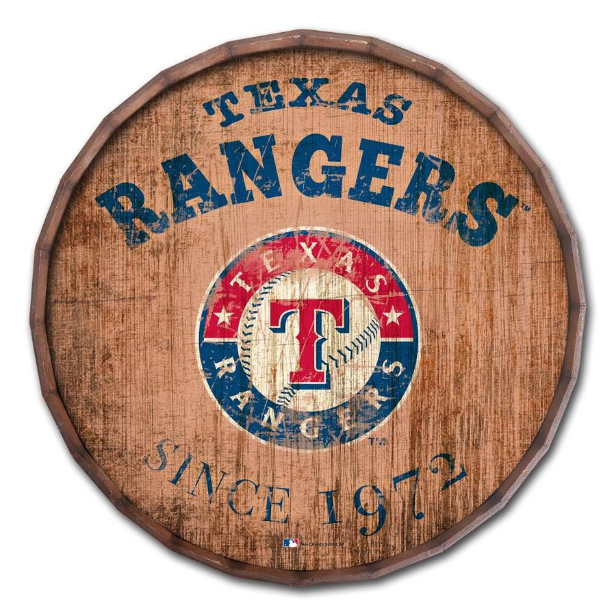 Fan Creations Texas Rangers Established Date 24in Barrel Top in the