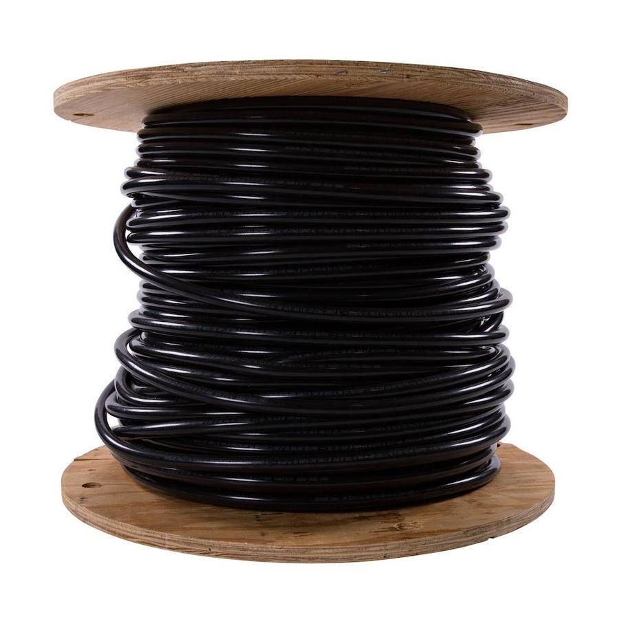 Southwire 500 ft. 4/0 Black Stranded Al THHN Cable in the THHN Wire (By