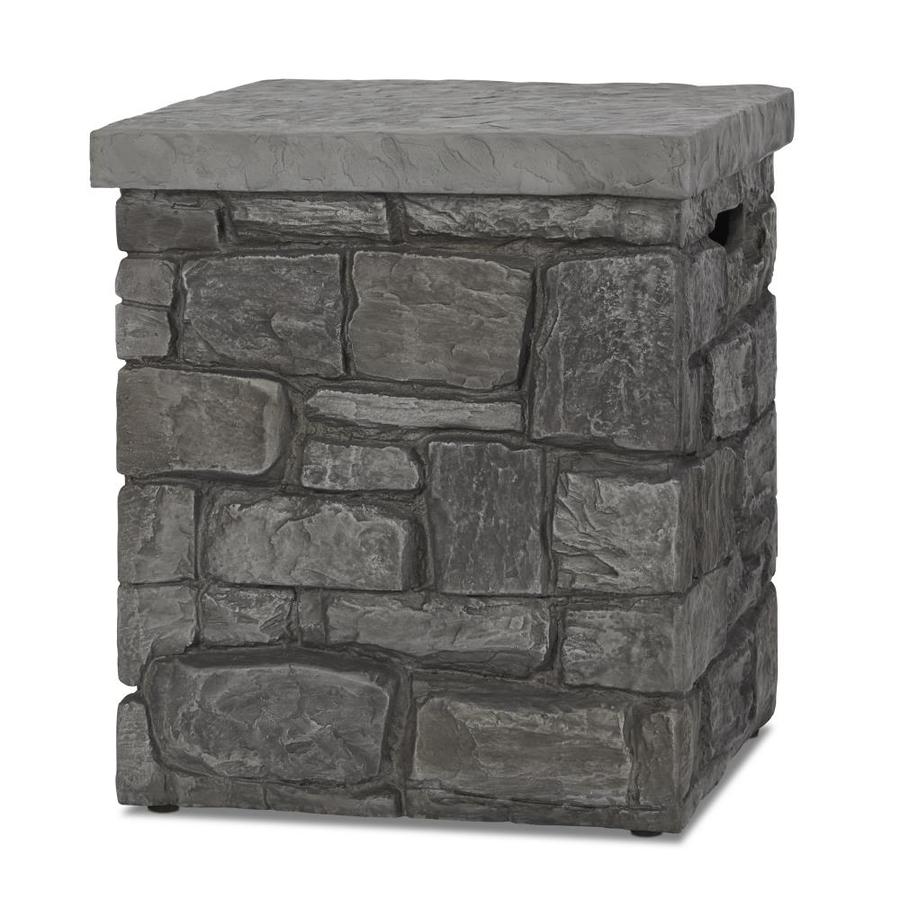 Real Flame Sedona 17 In. Propane Tank Cover in Gray FiberConcrete in the Propane Tank Covers