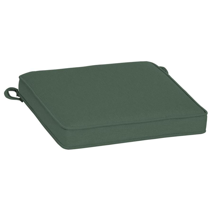 Arden Selections Oasis Dark Olive Green Seat Pad in the Patio Furniture