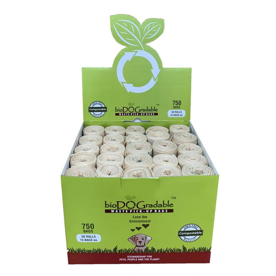 beyond GREEN bioDOGradable Bags 750 Pack of Compostable Pet Waste Bags