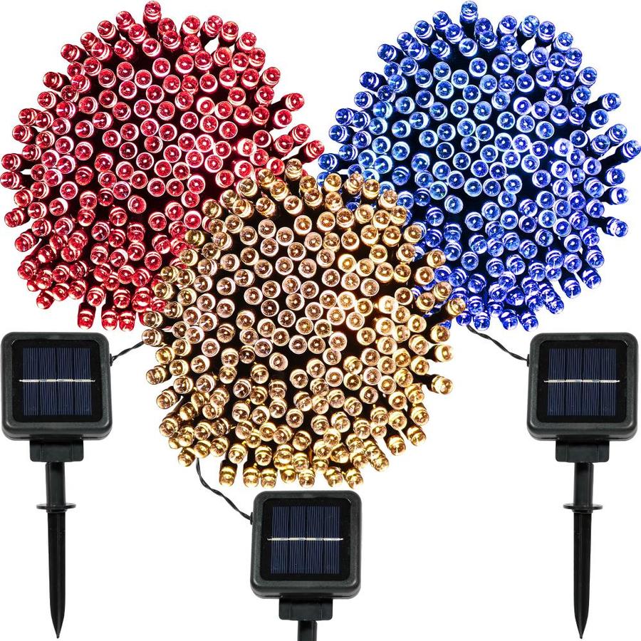 Sunnydaze Decor 3Strand Set of 200Count 68 Foot