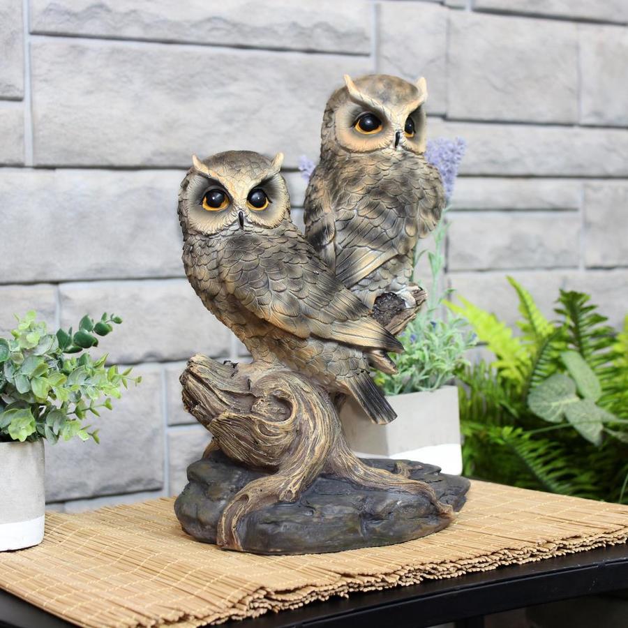 Sunnydaze Decor 13.5in H x 9.75in W Brown Garden Statue in the Garden