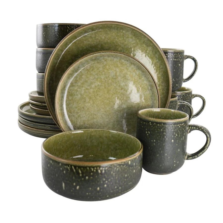 Gibson Home Gibson Elite Norwich 16 Piece Stoneware Dinnerware Set in