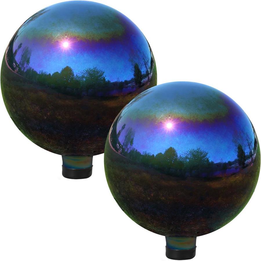 Sunnydaze Decor Sunnydaze Mirrored Garden 10in Glass Gazing Ball Yard