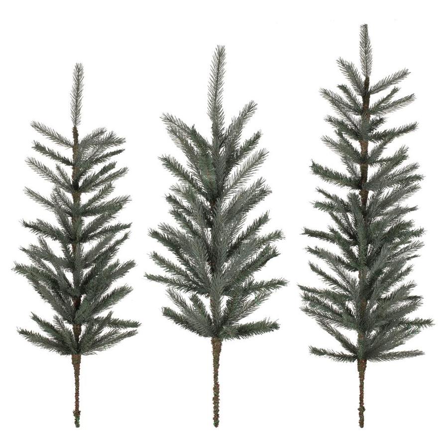 Vickerman Vickerman 364248in Artificial Blue Spruce Tops 3Pc Set in