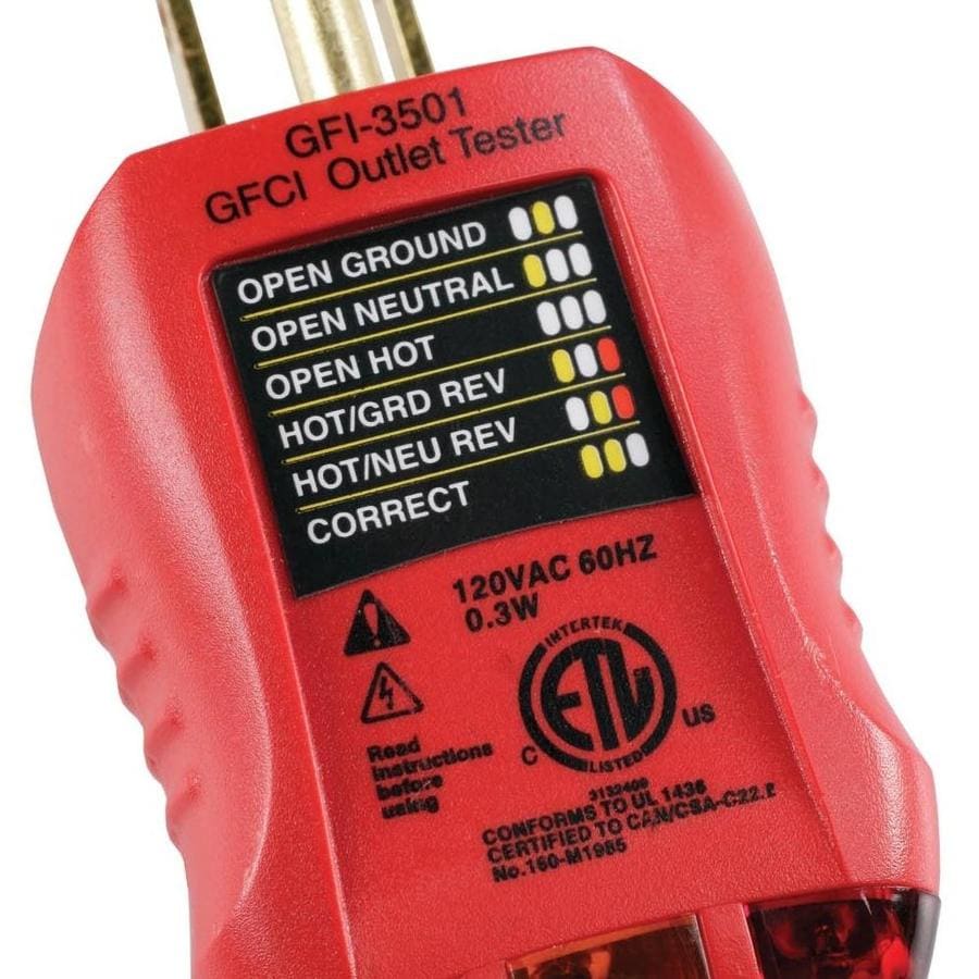 Gardner Bender Gardner Bender GFCI Outlet Tester GFI3501 at