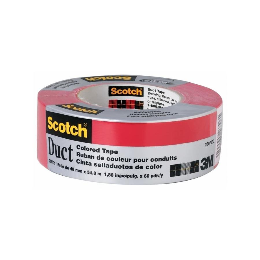 3M 3M 1005REDCD 1.5ftft x 5 yard Red Scotch Duct Tape for Building