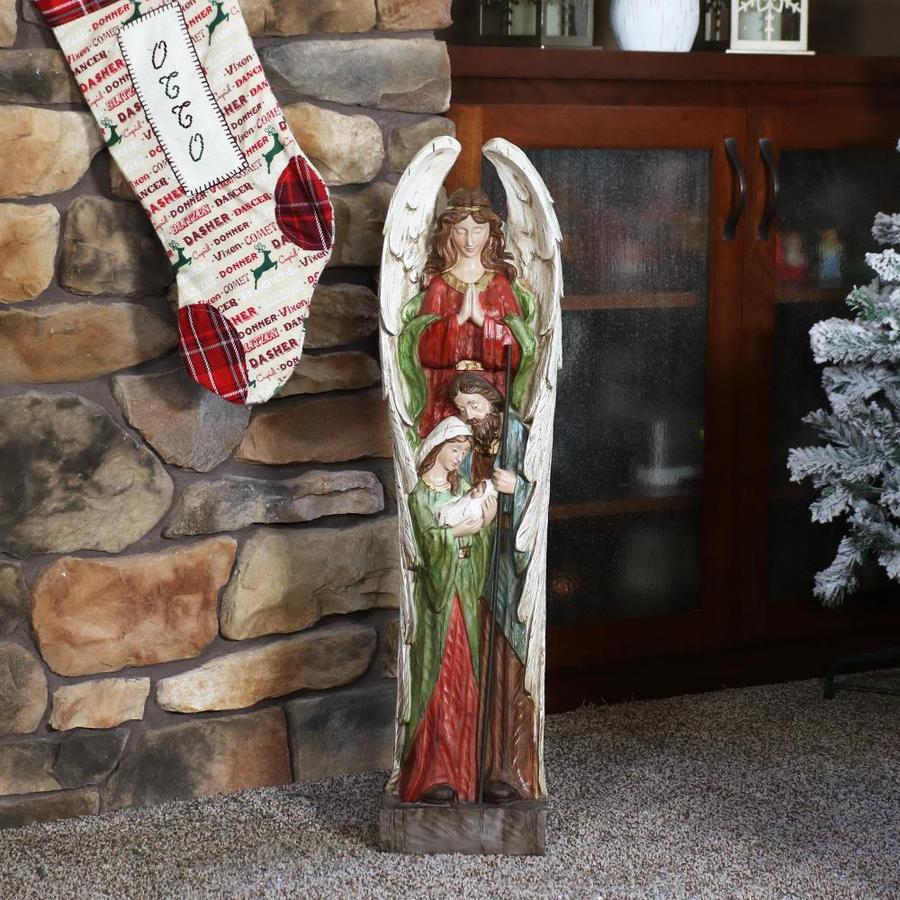 Sunnydaze Decor Sunnydaze Guardian Angel and Holy Family Indoor/Outdoor