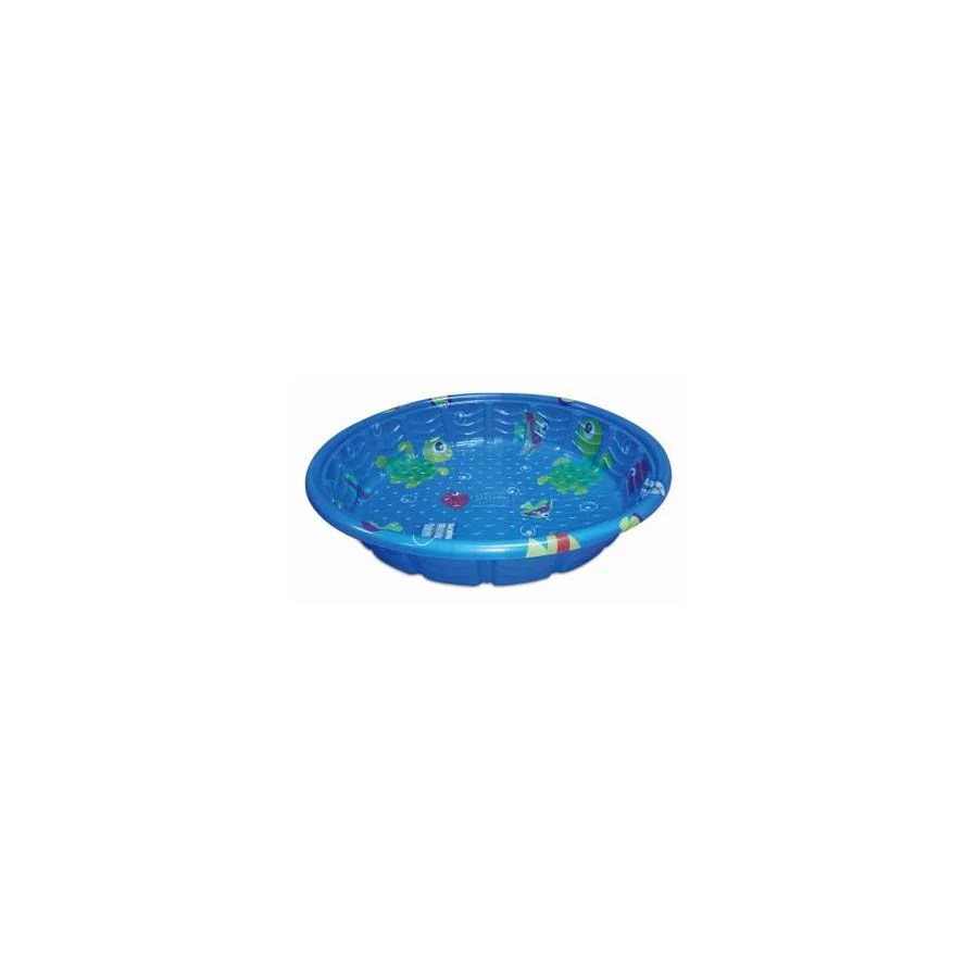 Polygroup Services 234486 59 in. Round Plastic Wading Pool, Blue in the