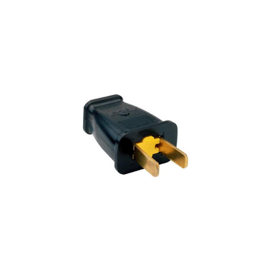 SA440BKCC10 15A 125V NonPolarized Plug Black, Pack of 10
