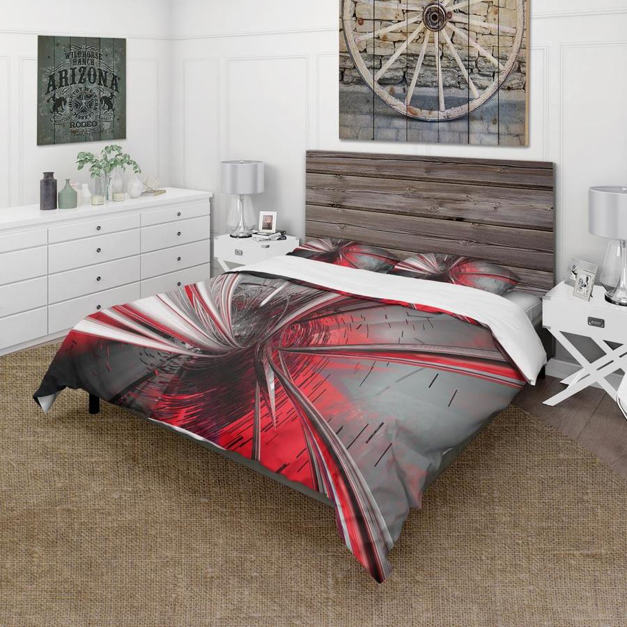 Shop for bedding sets twin at bed bath & beyond. designart 3 piece red twin duvet cover set in the bedding sets department at lowes com
