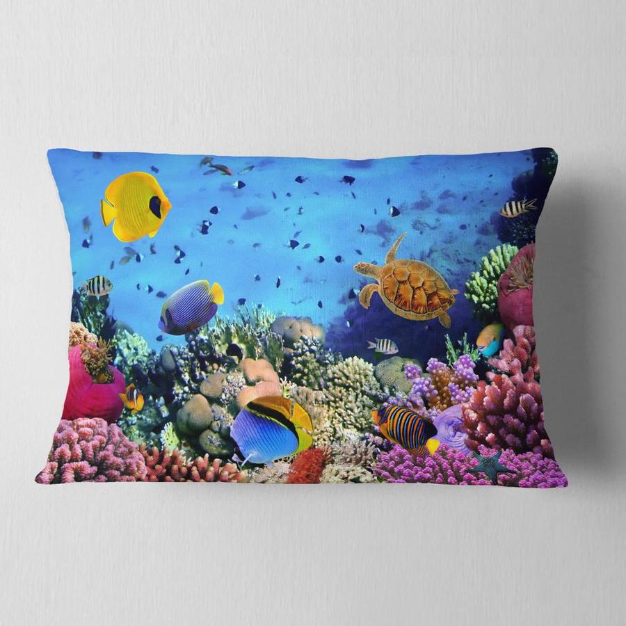 Designart 20in W x 12in L Indoor Decorative Pillow in