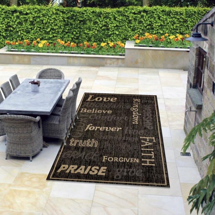 MSRUGS FW 9 x 12 Black Indoor/Outdoor Area Rug in the Rugs ... (675 x 675 Pixel)