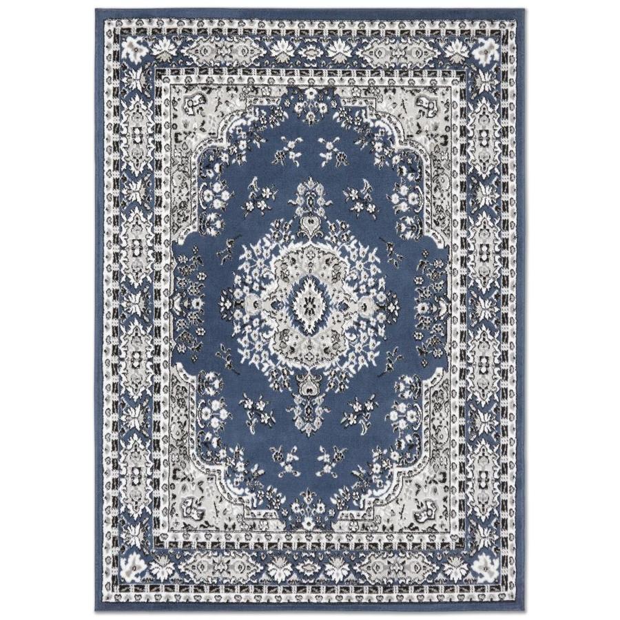 Home Dynamix Premium Sakarya 9 x 12 Blue Indoor Area Rug in the Rugs