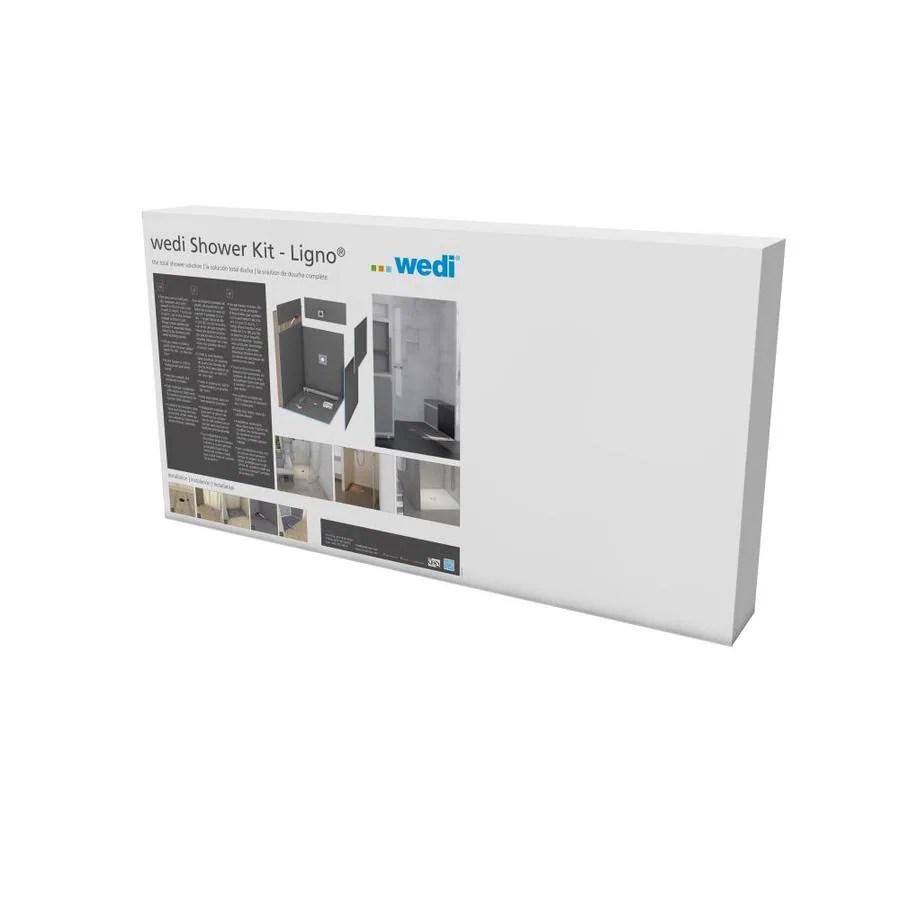 wedi wedi Shower Kit Ligno 36 x 60 in. in the Shower Base Parts