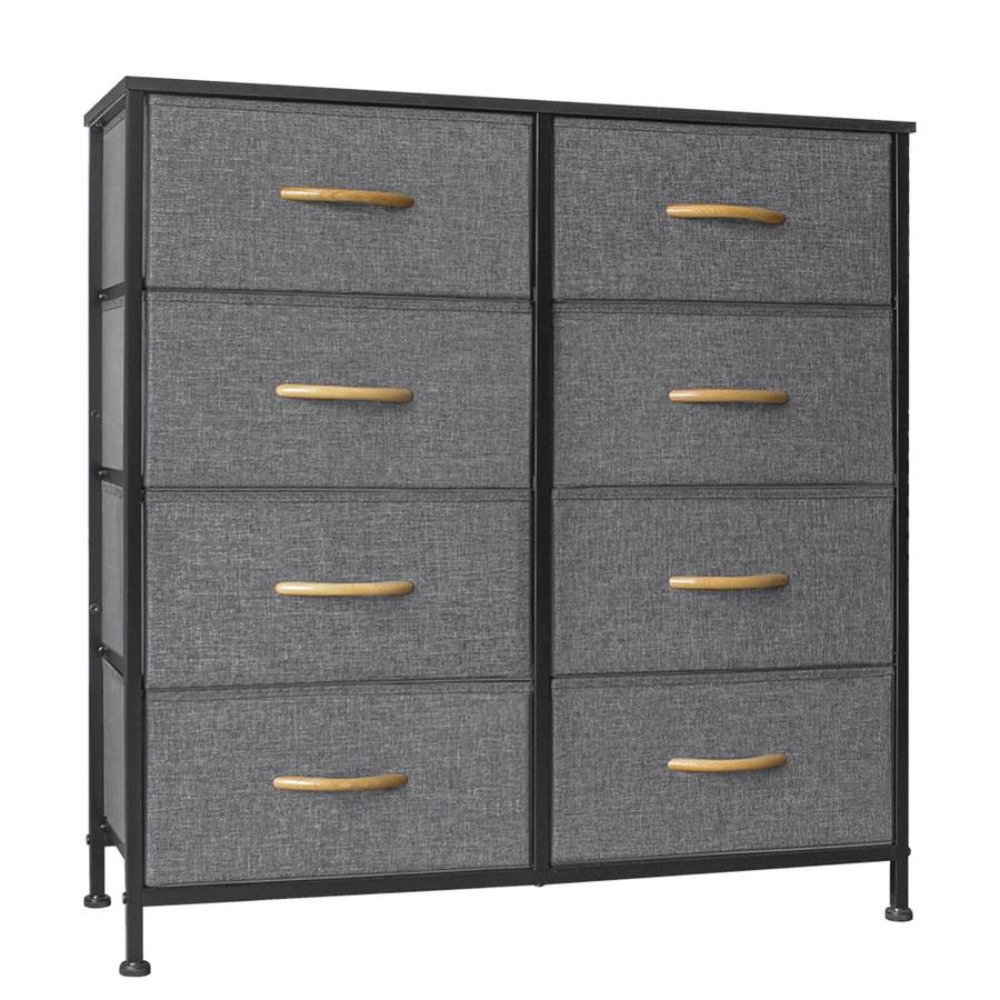 Crestlive Products Vertical Dresser Storage Tower Sturdy Steel Frame
