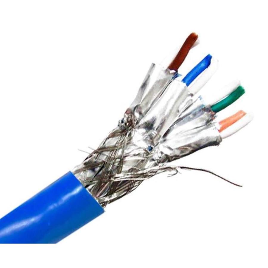 Micro Connectors 500ft Cat 6 Blue Cable Box in the