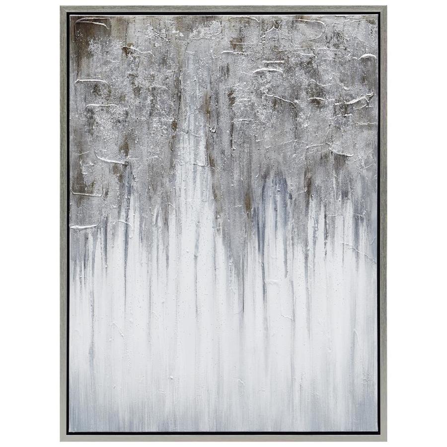 Empire Art Direct Textured Wall Art 30 x 40 Iceberg Textured Metallic