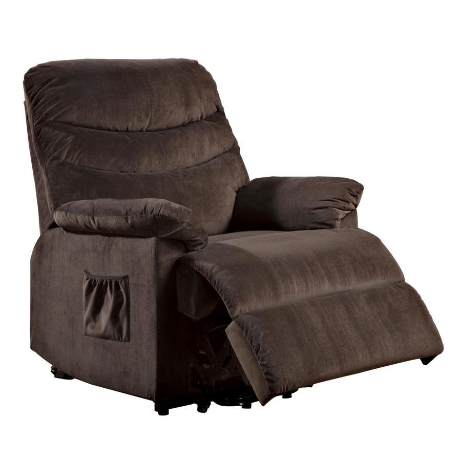 Worldwide Perth Cocoa Brown Powered Reclining Recliner in the