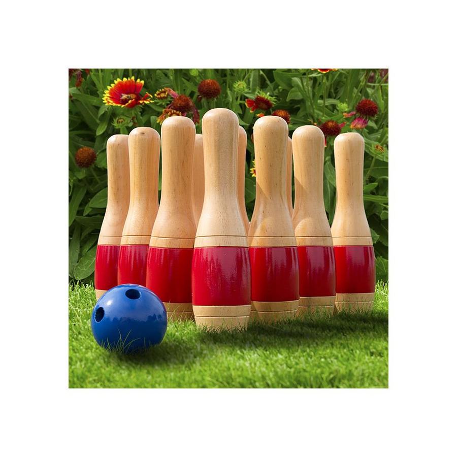 Hey Play M370013 11 in. Wooden Lawn Bowling Set in the Endless Aisle