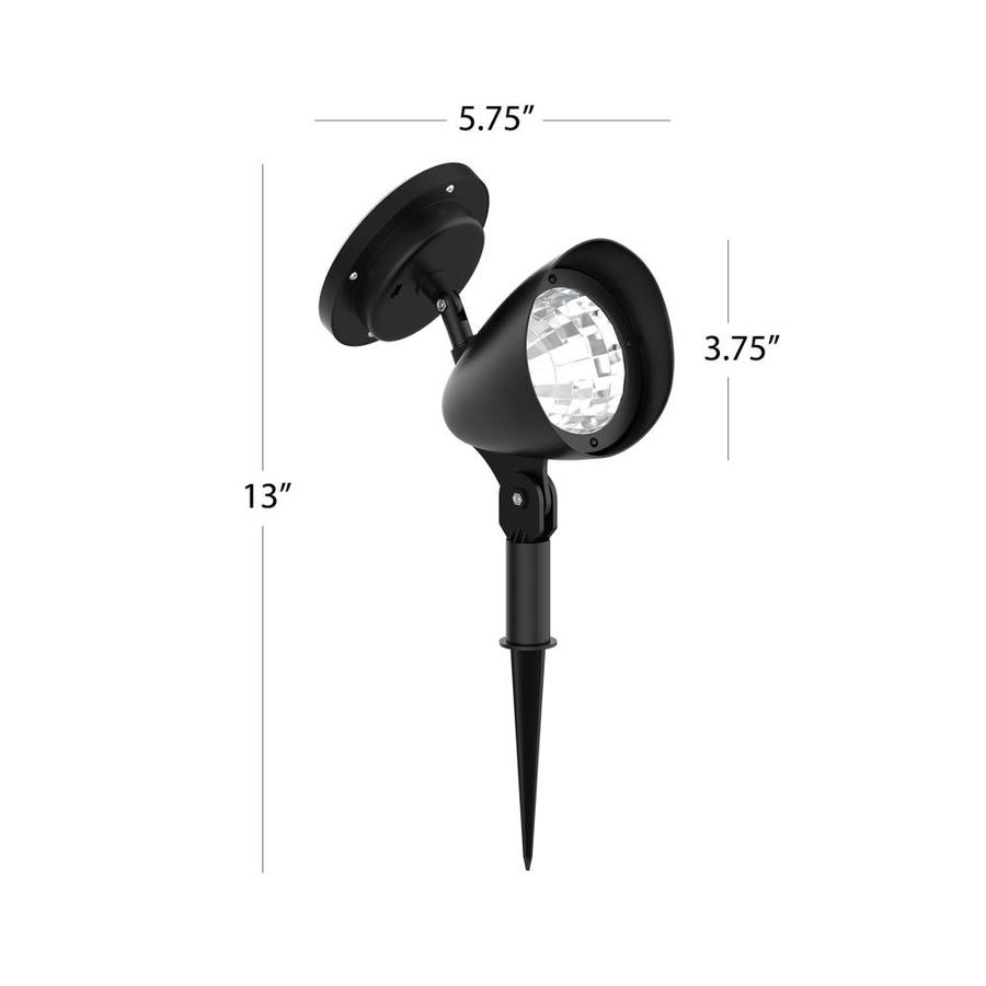 Nature Spring Solar Powered Lights (Set of 4) LED Outdoor Stake