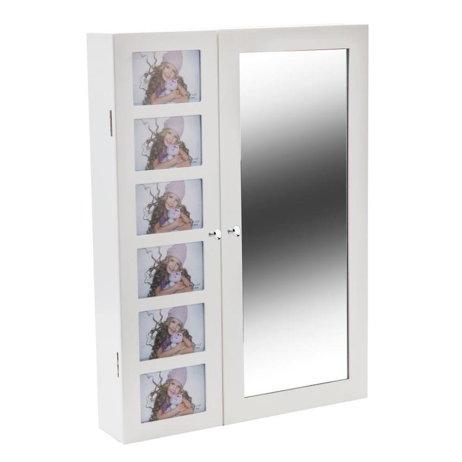 Mind Reader Mind Reader Mirrored Jewelry Velvet Lined, Double