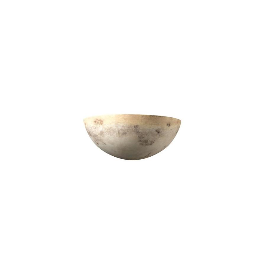 Justice Design Group Ambiance Small Quarter Sphere Wall Sconce Greco
