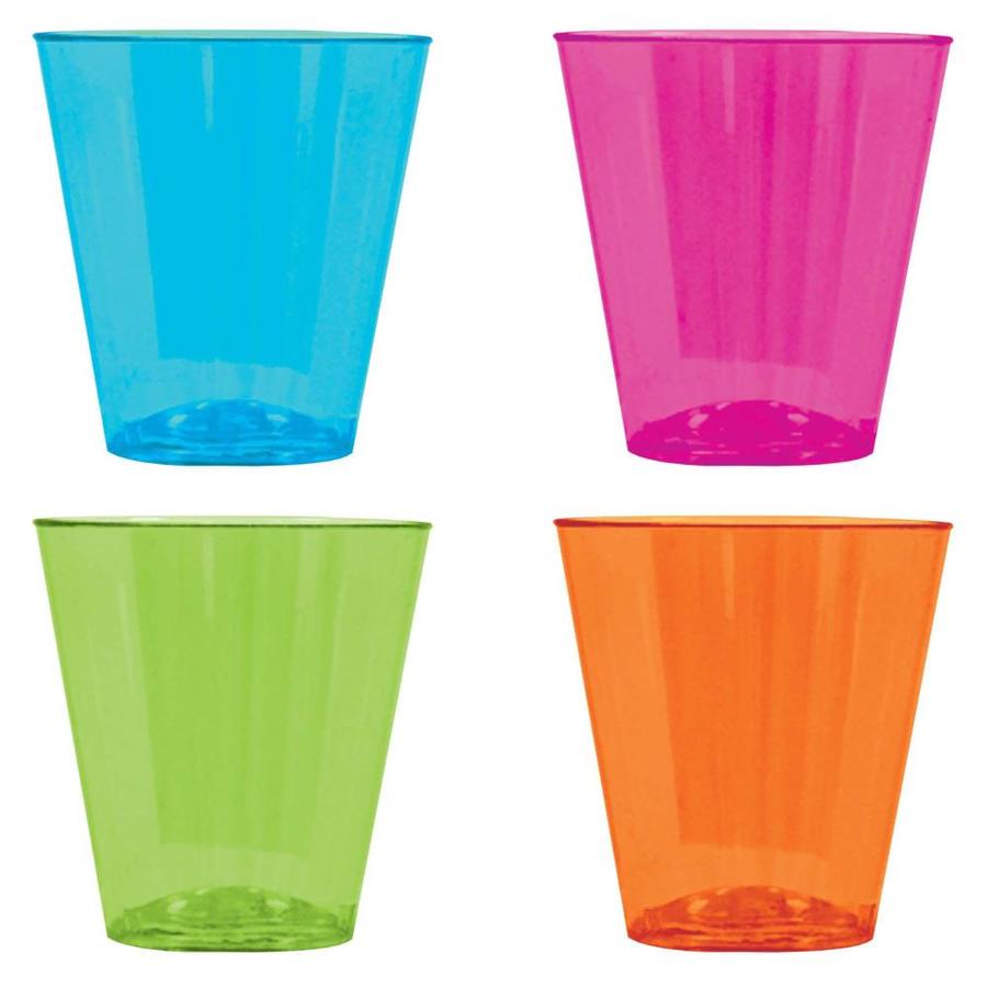 Amscan 100Count 2oz Plastic Disposable Cups in the Disposable Cups