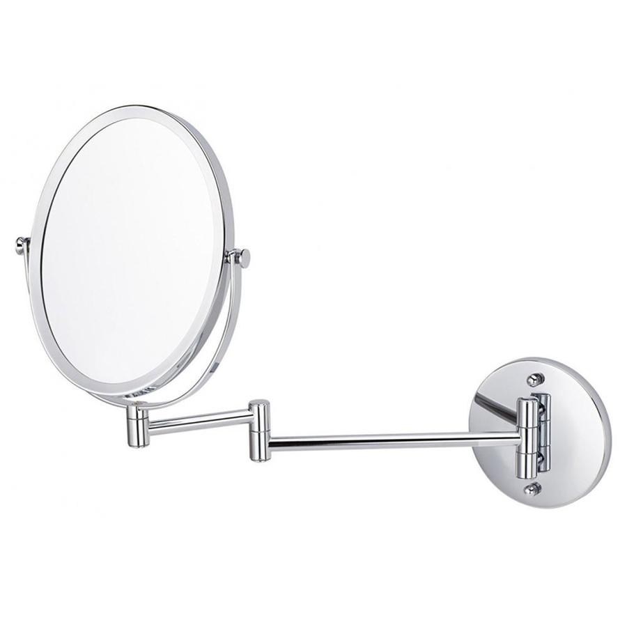 American Imaginations 16.95in Fog Free Stainless Steel Oval Bathroom