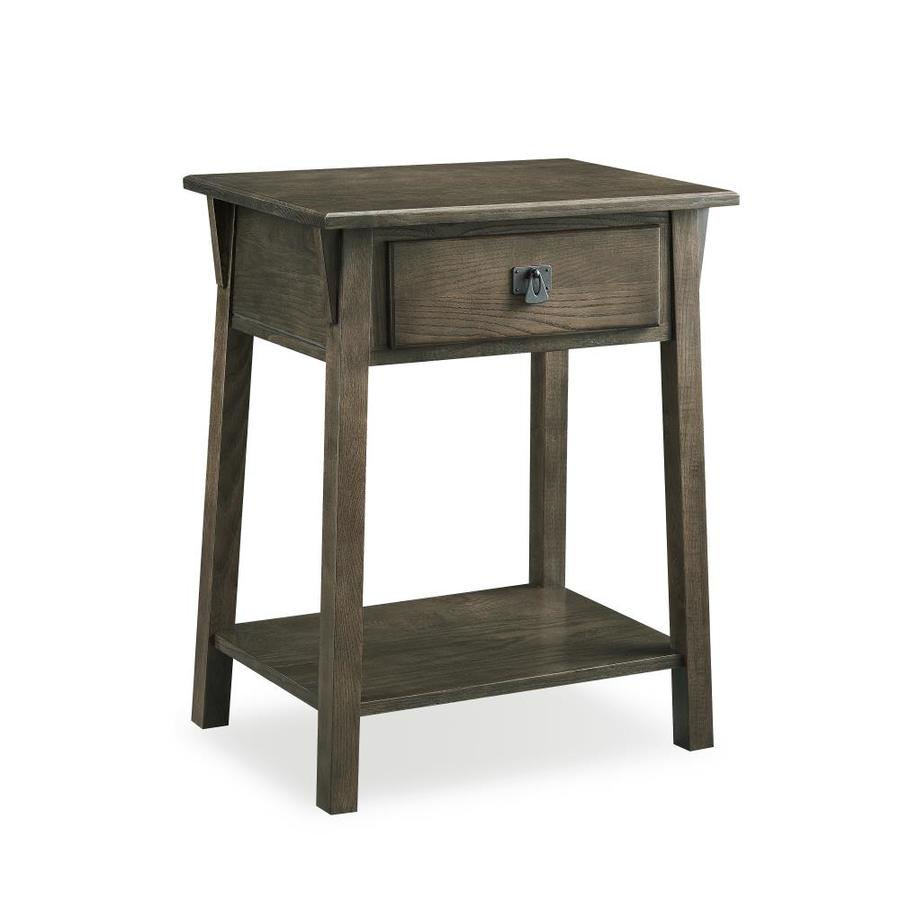 Leick Home Leick Home One Drawer Mission Nightstand with Shelf in the
