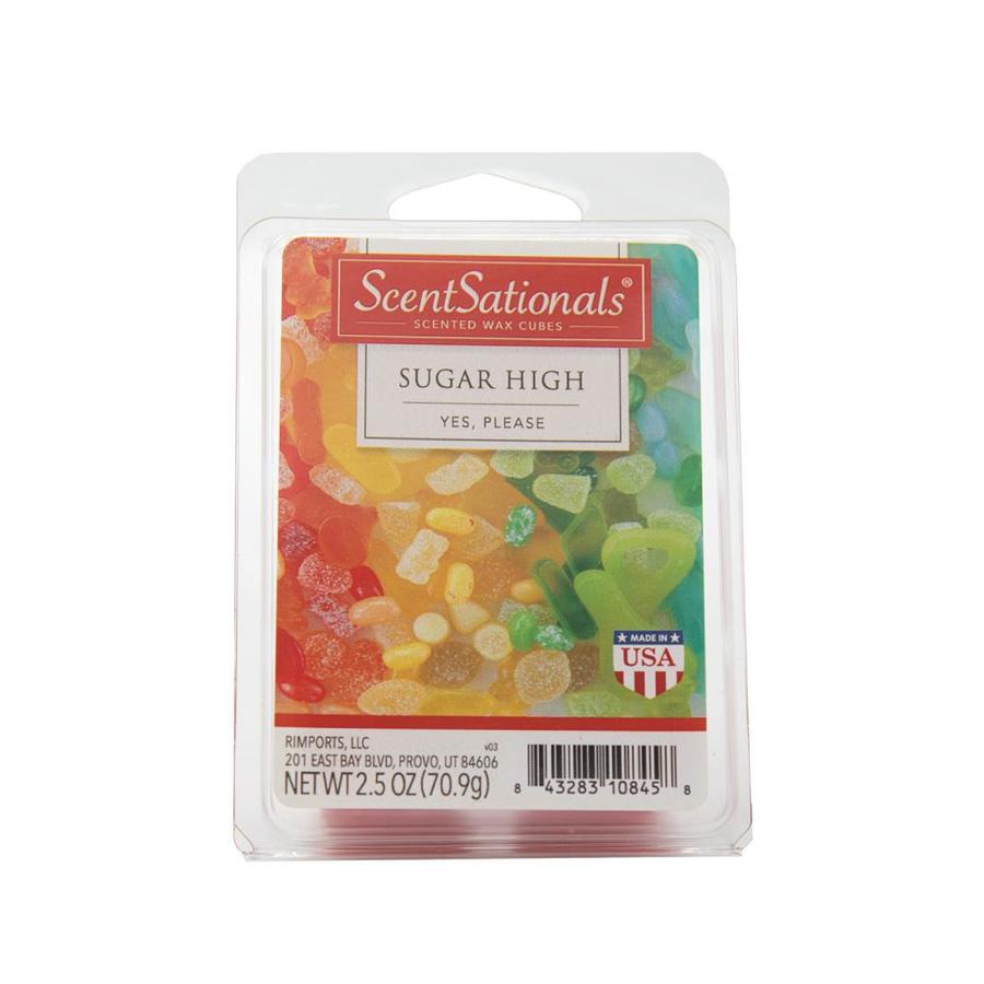 ScentSationals Sugar High 2.5 oz Scented Fragrant Wax Melts 4 Pack in