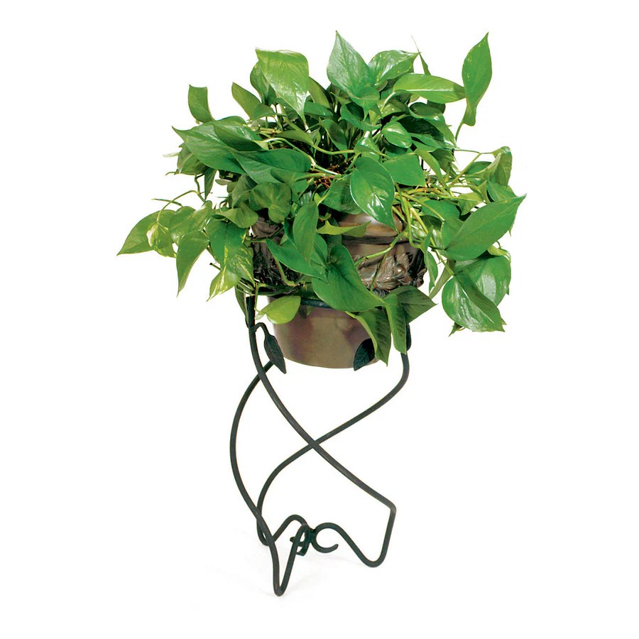 Shop ACHLA Designs Helix 22in Black Indoor/Outdoor Round Wrought Iron