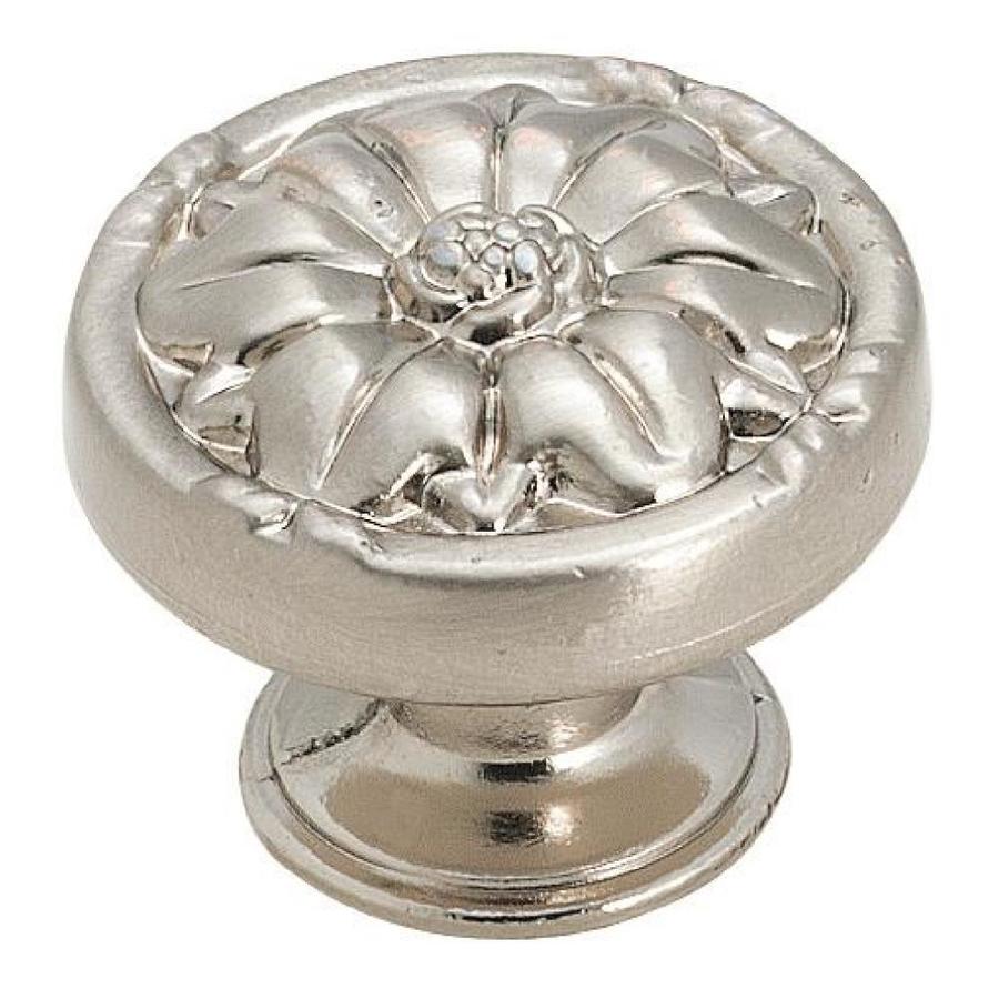 Amerock Natural Elegance Sterling Nickel Round Knob in the