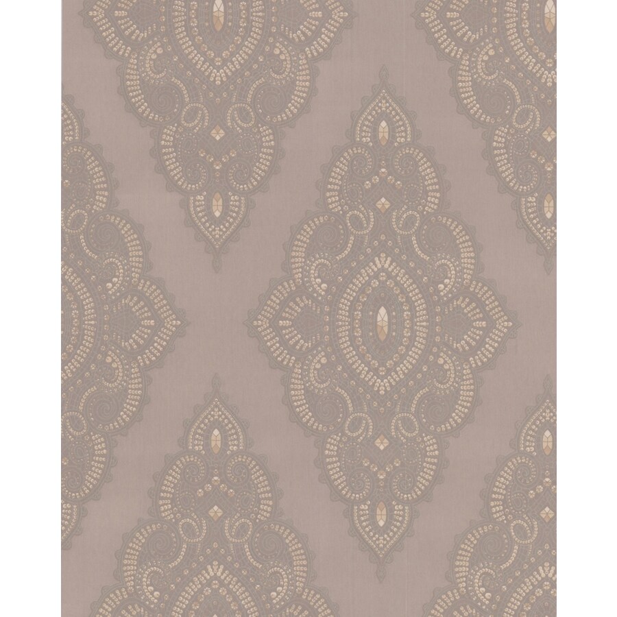 Allen + roth Essentials Beige Paper Textured Geometric