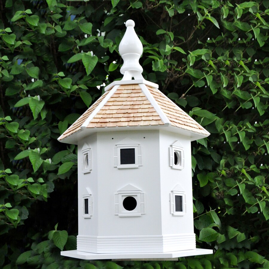 Home Bazaar 19in W x 17in H x 30in D White Bird House at