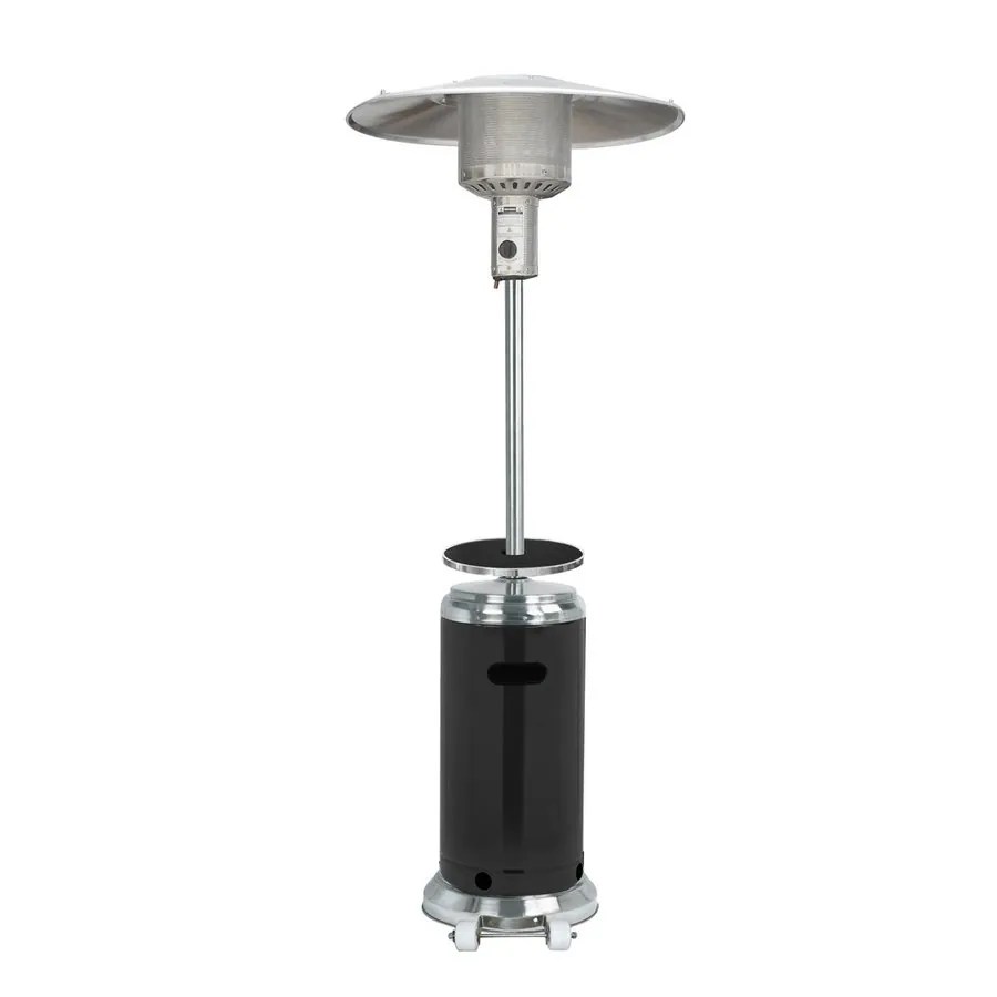 AZ Patio 41000BTU Black Stainless Steel Floorstanding Liquid Propane