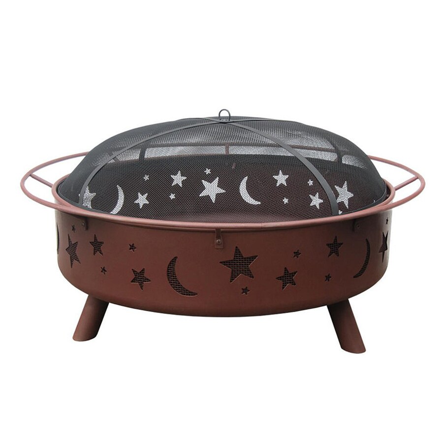Landmann USA Super Sky 43in W Clay Steel WoodBurning Fire Pit