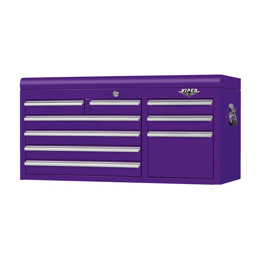 Viper Tool 22in x 41in 9Drawer BallBearing Steel Tool Chest (Purple