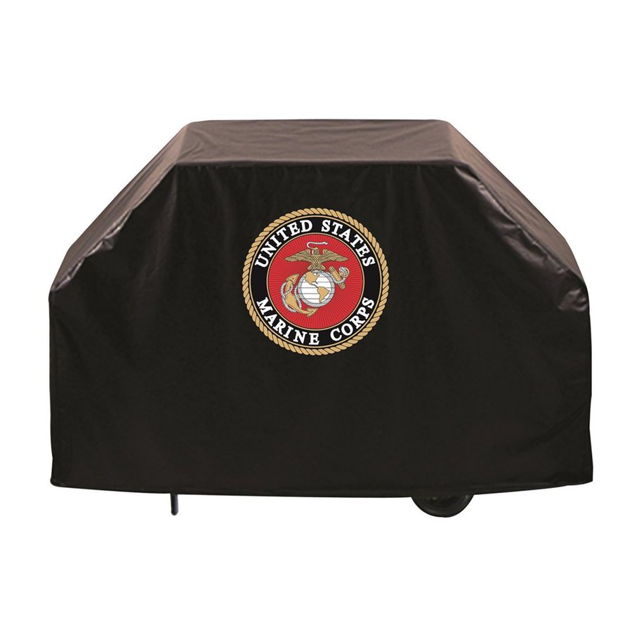 Holland Universal 72in Black Marines Grill Cover in the Grill Covers